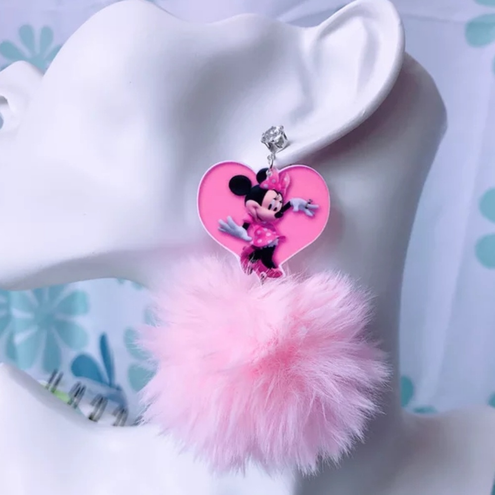 Girls Minnie Earrings